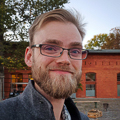 A photo of me smiling.